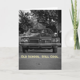Old School ist immer noch cool – Originalfotografi Karte