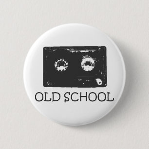 Old School Kasseette! Button