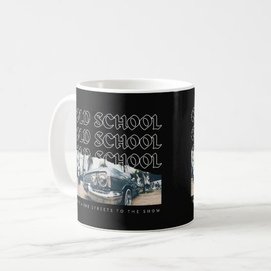 Old School Lowrider Tribute Kaffeetasse (Vorderseite Links)