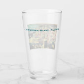 Old School Miami, Florida (MIA) Zentrum der 60er J Glas (Rückseite)