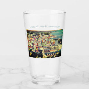 Old School Miami, Florida (MIA) Zentrum der 60er J Glas