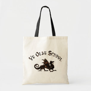 Old School - Mittelalterlicher Drache König Artus  Tragetasche