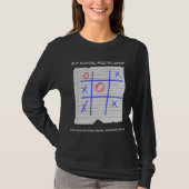 Old School Multiplayer Tic Tac Toe Nostalgic T-Shirt (Vorderseite)