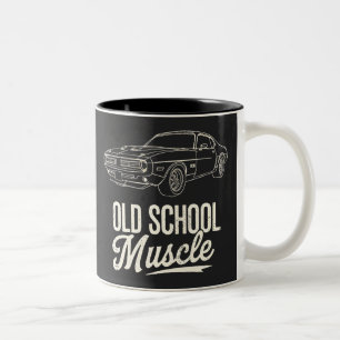 Old School Muscle Zweifarbige Tasse