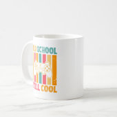 Old School noch Cool Retro Gamer Kaffeetasse (Vorderseite Links)