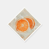Old School Orange Serviette (Ecke)