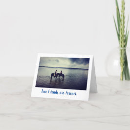 Old School Paper Cards Freundschaft Dankeskarte