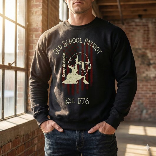 Old School Patriot T-Shirt Sweatshirt