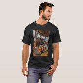 Old School Peterbilt Interior und Truck Classic T-Shirt (Vorne ganz)