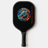 Old School Pickleball Dragon X Team paddle (Rückseite)