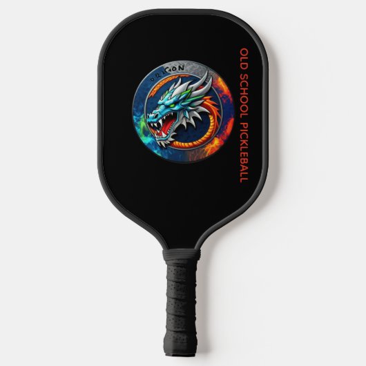 Old School Pickleball Dragon X Team paddle (Rückseite)