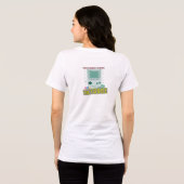 Old School Player 1990er Retro-Gaming-Design Tri-Blend Shirt (Rückseite voll)