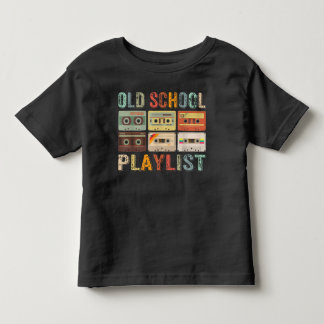 Old School Playlist Kleinkind-Shirt Kleinkind T-shirt