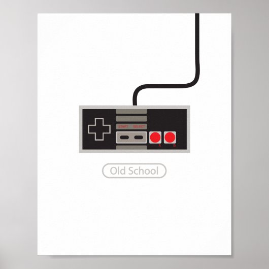 Old School Print Poster (Vorne)