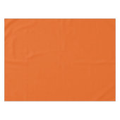 Old School Pumpkin Gewürz Orange Solid Color Tischdecke (Vorderseite (Horizontal))