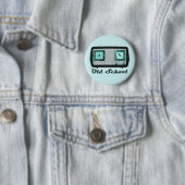 Old School Radio Retro Vintage Button (Beispiel)