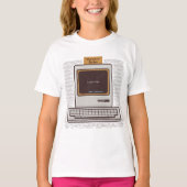 Old School regiert Retro-Computerspiel über T-Shirt (Vorderseite)
