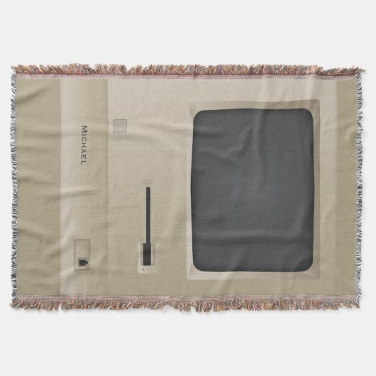 Old School Retro PC Decke (Vorderseite)