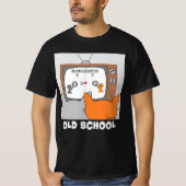 OLD SCHOOL Retro Video Game Cats Funny Funny T-Shirt (Vorderseite)