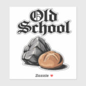 Old School Rock and Roll Aufkleber (Blatt)