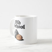 Old School Rock and Roll Kaffeetasse (Vorderseite Links)