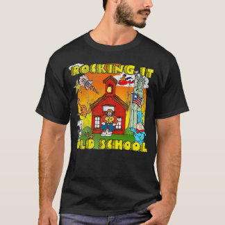 Old School Rock bedruckt nicht bedruckt auch erhäl T-Shirt