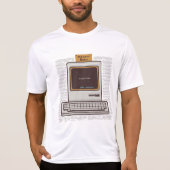 Old School Rules Retro-Computerspiel Game Over T-Shirt (Vorderseite)