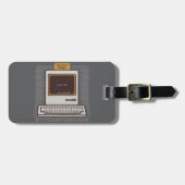 Old School Rules Retro-Computerspiel vorbei Gepäckanhänger (Vorderseite horizontal)