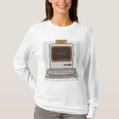 Old School Rules Retro-Computerspiel vorbei T-Shirt (Vorderseite)