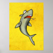 Old School Sailor Shark Poster (Vorne)