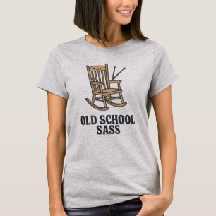 Old School Sass   Lustiger Oma-Spruch   T-Shirt