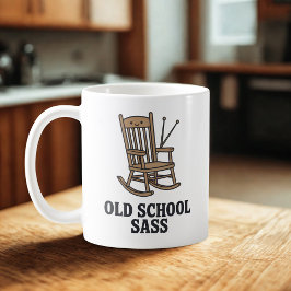 Old School Sass | Sassy Grandparent Humor Kaffeetasse