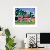 Old School Square Poster (Heimbüro)