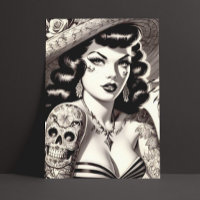 Old School Tattoo Pinup