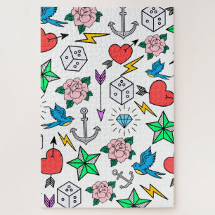 Old School Tattoo Puzzle
