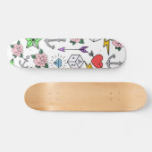 Old School Tattoo Skateboard (Horizontal)