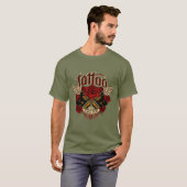Old School Tattoo Sub Culture Rose Knuckles T-Shirt (Vorne ganz)