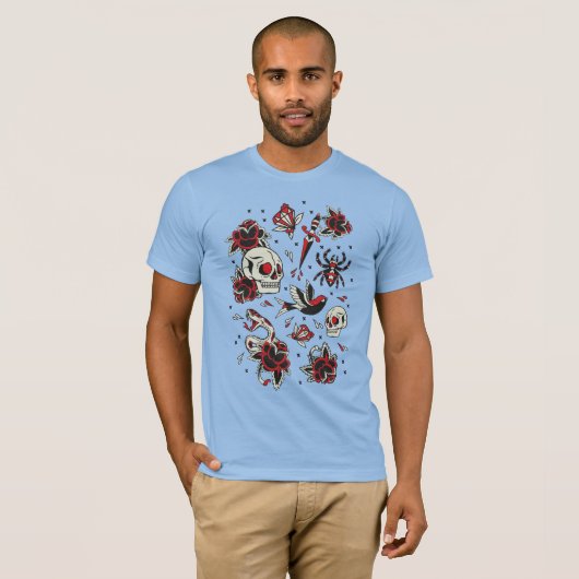 Old School Tattoo T-Shirt (Vorne ganz)