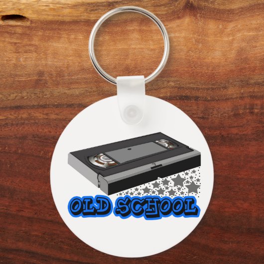 Old School vhs Schlüsselanhänger (Vorderseite)