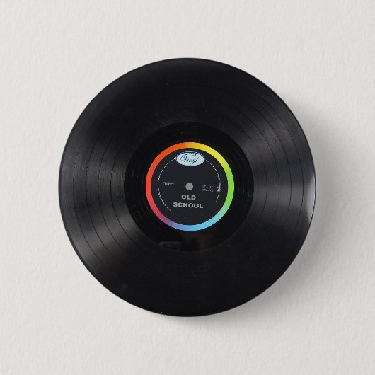 Old-School-Vinyl-Button Button (Vorderseite)