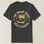 Old School Vinyl Record Player T-Shirt (Design vorne)