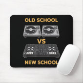 Old School vs New School DJ Plattenspieler vs Cont Mousepad (Mit Mouse)