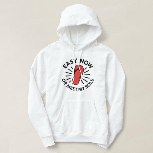 Old School Warning Humor Hoodie (Design vorne)