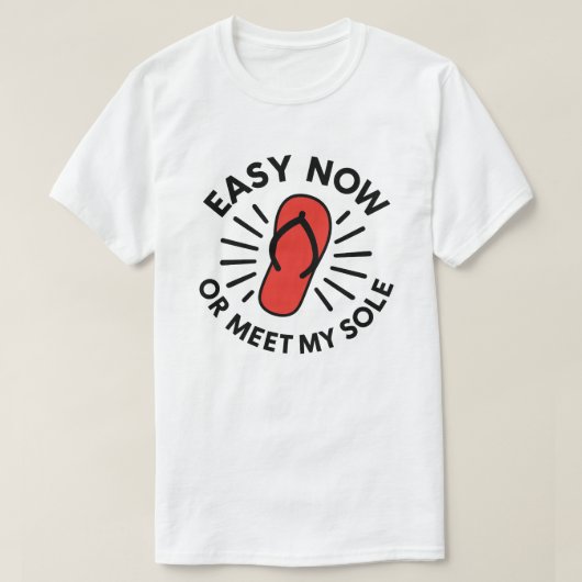 Old School Warning Humor T-Shirt (Design vorne)