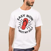 Old School Warning Humor T-Shirt (Vorderseite)