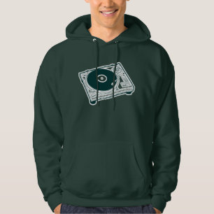 Old School Wax / Plattenspieler Hoodie