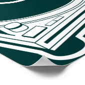 Old School Wax / Turntable Poster (Ecke)