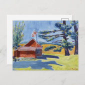 Old Schoolhouse, Ryders | George Luks Postkarte (Vorne/Hinten)
