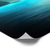 Old Schooner Sailing Ship Poster (Ecke)