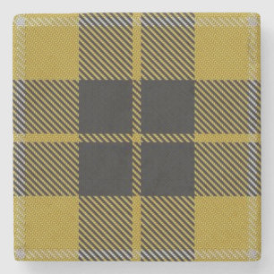 Old Schotten Tavern Clan Barclay Yellow Tartan Steinuntersetzer